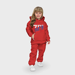 Детский костюм оверсайз Зенитные ракетные войска, цвет: красный — фото 2