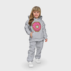 Детский костюм оверсайз Сладкий пончик, цвет: меланж — фото 2