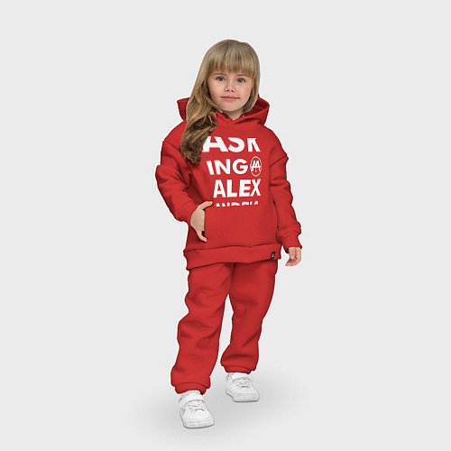 Детский костюм оверсайз Asking Alexandria / Красный – фото 3