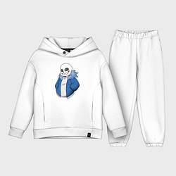 Детский костюм оверсайз Sans, цвет: белый