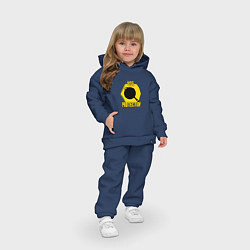 Детский костюм оверсайз Use Protection, цвет: тёмно-синий — фото 2