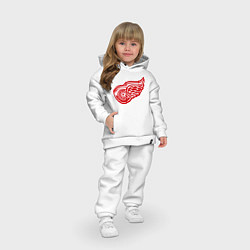 Детский костюм оверсайз Detroit Red Wings: Pavel Datsyuk, цвет: белый — фото 2