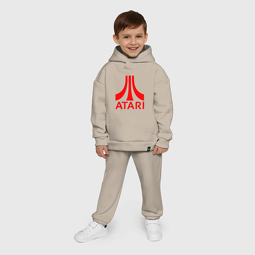 Детский костюм оверсайз Atari / Миндальный – фото 4