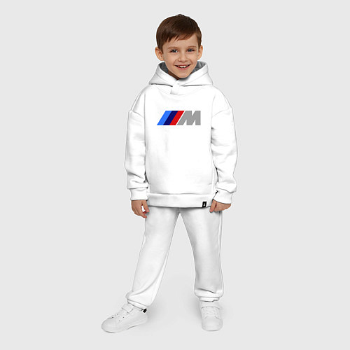 Детский костюм оверсайз BMW M / Белый – фото 4