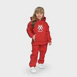 Детский костюм оверсайз Monsta X, цвет: красный — фото 2