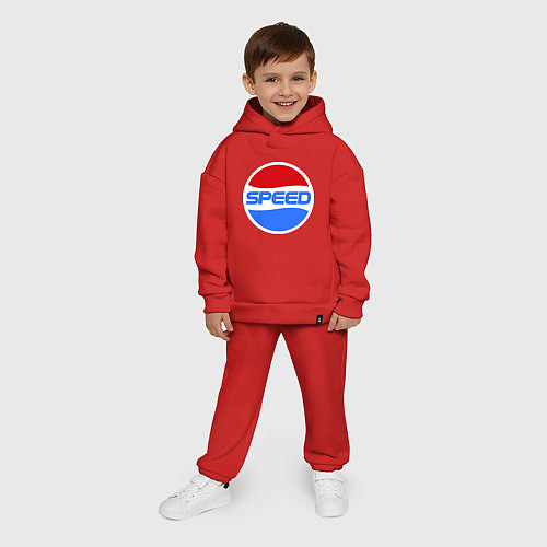 Детский костюм оверсайз Pepsi Speed / Красный – фото 4