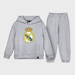 Детский костюм оверсайз Real Madrid FC, цвет: меланж