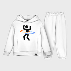 Детский костюм оверсайз Portal Рoops, цвет: белый