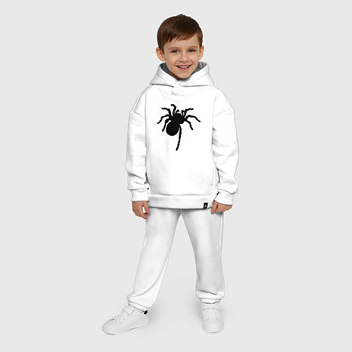 Детский костюм оверсайз Черный паук / Белый – фото 4