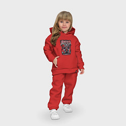 Детский костюм оверсайз Metallica: Robot Style, цвет: красный — фото 2