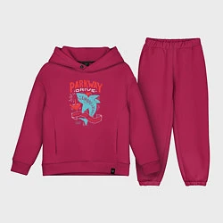 Детский костюм оверсайз Parkway Drive: Unbreakable, цвет: маджента