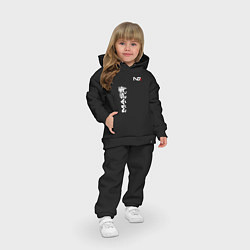 Детский костюм оверсайз MASS EFFECT N7, цвет: черный — фото 2