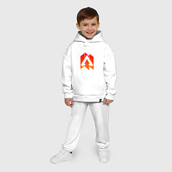 Детский костюм оверсайз Apex Legends: Symbol, цвет: белый — фото 2