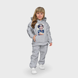 Детский костюм оверсайз Keep Calm & Love Harry Styles, цвет: меланж — фото 2