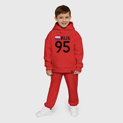 Детский костюм оверсайз RUS 95, цвет: красный — фото 2