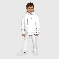 Детский костюм оверсайз MERCEDES-BENZ, цвет: белый — фото 2