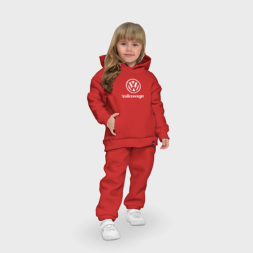 Детский костюм оверсайз VOLKSWAGEN / Красный – фото 3