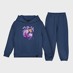 Детский костюм оверсайз No Game No Life, цвет: тёмно-синий