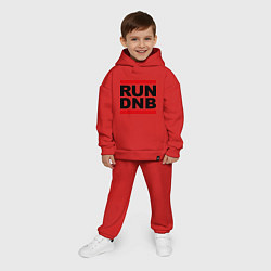 Детский костюм оверсайз RUN DNB, цвет: красный — фото 2