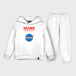 Детский костюм оверсайз Nasa Mars mission, цвет: белый