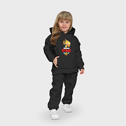 Детский костюм оверсайз BRAWL STARS CROW PHOENIX, цвет: черный — фото 2