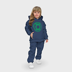 Детский костюм оверсайз Зелёный Фонарь, цвет: тёмно-синий — фото 2