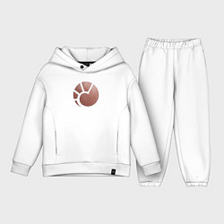 Детский костюм оверсайз MINMATAR, цвет: белый