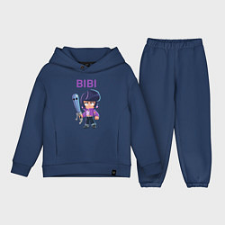 Детский костюм оверсайз BRAWL STARS BIBI, цвет: тёмно-синий