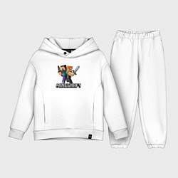 Детский костюм оверсайз MINECRAFT, цвет: белый