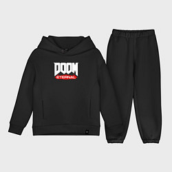 Детский костюм оверсайз DOOM, цвет: черный