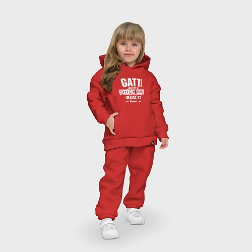 Детский костюм оверсайз Gatti Boxing Club / Красный – фото 3