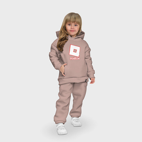 Детский костюм оверсайз ROBLOX / Пыльно-розовый – фото 3
