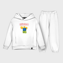 Детский костюм оверсайз ROBLOX, цвет: белый