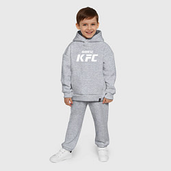 Детский костюм оверсайз Боец KFC, цвет: меланж — фото 2