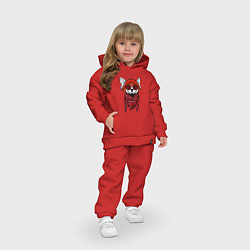Детский костюм оверсайз Красная панда, цвет: красный — фото 2