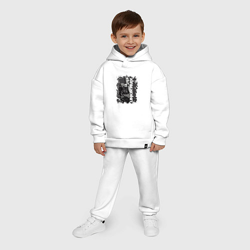 Детский костюм оверсайз LINKIN PARK / Белый – фото 4
