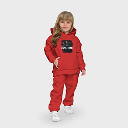 Детский костюм оверсайз Papa roach, цвет: красный — фото 2