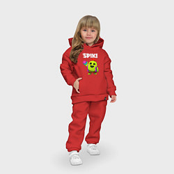 Детский костюм оверсайз BRAWL STARS SPIKE, цвет: красный — фото 2