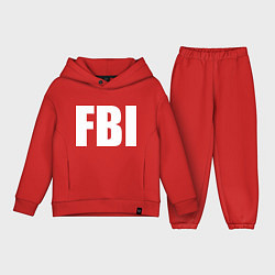 Детский костюм оверсайз FBI