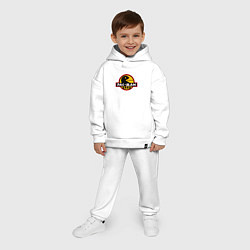 Детский костюм оверсайз PAC-MAN, цвет: белый — фото 2