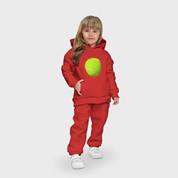 Детский костюм оверсайз Теннис, цвет: красный — фото 2