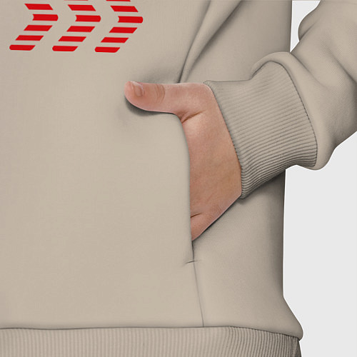 Детский костюм оверсайз Матвей всё решает сам / Миндальный – фото 3