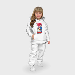 Детский костюм оверсайз PAM Brawl Stars, цвет: белый — фото 2