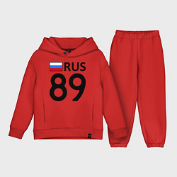 Детский костюм оверсайз RUS 89, цвет: красный