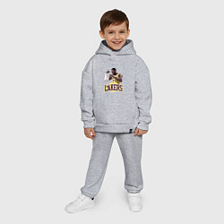 Детский костюм оверсайз LeBron - Lakers, цвет: меланж — фото 2