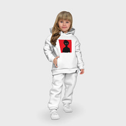 Детский костюм оверсайз Mob psycho 100 Z, цвет: белый — фото 2