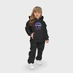 Детский костюм оверсайз Cybertruck Aesthetics, цвет: черный — фото 2