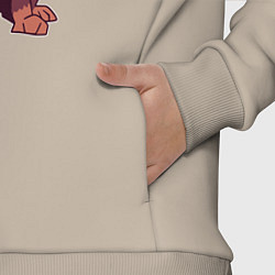 Детский костюм оверсайз Рождественский пёсик, цвет: миндальный — фото 2