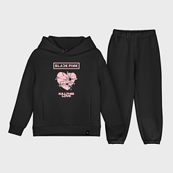 Детский костюм оверсайз BLACKPINK, цвет: черный