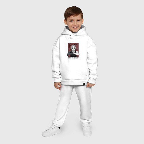 Детский костюм оверсайз Стальной Алхимик / Белый – фото 4